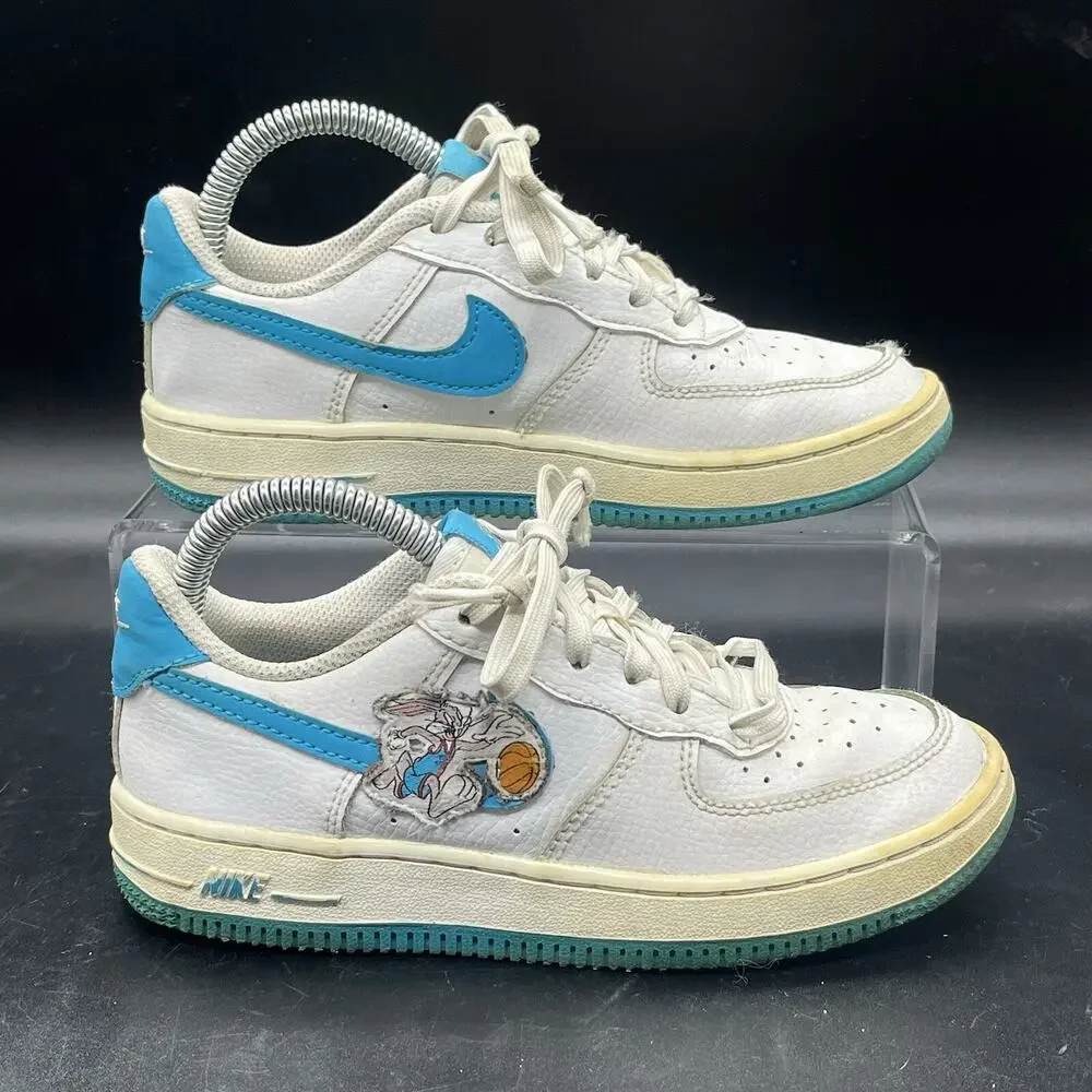 Nike Air Force 1 Space Jam Low Hare Kids Size 13.5C DM3353-100